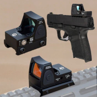 Tactical Metal Trijicon RMR Red Dot Sight Adjustable Collimator Pistol Reflex Glock For Hunting AR15 M4 Optics Scope