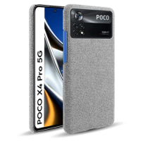PocoX4 Pro For Poco X4 Pro 5G Case For Poco X4 Pro M4Pro Slim Soft-Touch Fabric + Hard PC Cover For Poco X4 M3 M4Pro 4G F3 F2 X3
