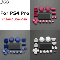 JCD Customization Limited Edition Touchpad Buttons Trigger L1 R1 L2 R2 Repair Parts for PS4 Pro Slim JDS-040 JDM-040 Controllers