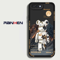 เคสโทรศัพท์ซิลิโคนเหลวสำหรับ OPPO A5/OPPO A3s/OPPO A12e เคสโทรศัพท์หมีรุนแรง