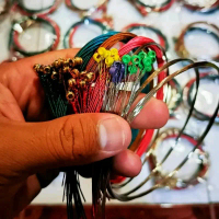 Senar gitar akustik zeiro 1 set warna warni / string guitar zeiro rainbow 1 set Bass