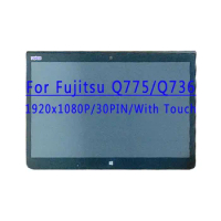 For Fujitsu Q775 Fujitsu Q736 Laptop LCD Screen Assembly 13.3 inch 1920X1080 IPS FHD 30pin EDP Display Panel With Touch Assembly