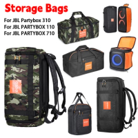 Portable Storage Bag Speaker Handbags Large Capacity Foldable Travel Carrying Case Backpack for JBL Partybox 310/PARTYBOX 110