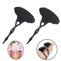 Slicone Nipple Clip Vibrator Penis String Cock Ring Breast Stimulation Erotic Sex Toys Women Men Include Batteries Age 18
