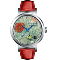 Van Gogh Swiss Watch梵谷 經典名畫女錶 I-SLLB-02 標誌紅花蝴蝶【刷卡回饋 分期0利率】【APP下單22%點數回饋】