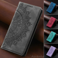 Magnetic Flip Leather Case For Samsung Galaxy S24 Ultra S23 FE S22 S21 S20 S10 S9 S8 Plus Note 20 Wallet Card Phone Cover Coque