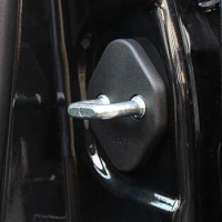 For Ford Ranger T9 2023 2024+ Door Lock Cover Anti-Rust Door Catch Buckle Protector Case Sticker Trim Inner Accessories