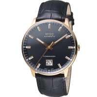 MIDO 美度 官方授權 指揮官系列 Big Date 紀念日手錶-M0216263605100/42mm