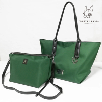 【CRYSTAL BALL 狗頭包】Leather and waterproof bag &amp; pouch組合包(狗頭包)