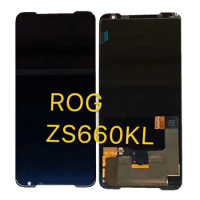 6.59"For ASUS ROG Phone 2 Phone Ⅱ ZS660KL Amoled LCD Display +Touch Screen Digitizer Assembly For ASUS ROG Phone2 LCD Display