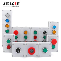 Push button switch control box emergency stop button indicating plastic electrical box spring hand-held self-starting waterproof
