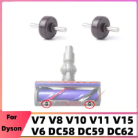Soleplate Wheels for Dyson V6 V7 V8 V10 V11 V15 DC58 DC59 DC62 Direct Drive Cleaner Head,not for soft roller head