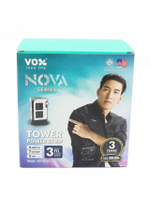 ปลั๊กไฟ (7 ช่อง,2 USB,3 เมตร,สีดำ/ขาว) รุ่น Tower 2
