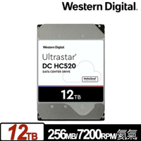 【含稅公司貨】WD威騰Ultrastar HC520 12TB 企業級硬碟 彩盒裝 HUH721212ALE604