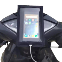 Holder motor tali Ojek Online Anti Air Tas HP Smartphone Semua Motor Handphone