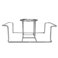 Chicken Racks Stainless Steel Stand For Barbecue Reusable Barbecue Rotisserie Rack For Lamb Roasted Chicken Turkey Ham