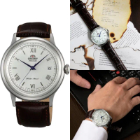 【ORIENT 東方錶】Date Ⅱ系列 羅馬競技場機械錶(FAC00009W/白40.5mm 送禮推薦)