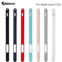 Lightweight Silicone Case for Apple Pencil 2nd Generation, Pencil 2 Protective Cap, Nib Holder, Touch Pen, Stylus Cover