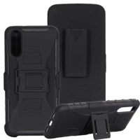 Luxury Heavy Duty Rugged Belt Clip Armor Case Cover sFor Samsung A7 2018 A750 Shockproof Stand Phone Case Capa For Samsung A750