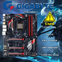 GIGABYTE G1 Gaming GA-Z170X-Gaming 5 LGA 1151 Intel Z170 HDMI SATA 6Gb/s USB 3.1 ATX Motherboard