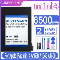 GUKEEDIANZI Mini4 6500mAh Replacement Battery For Apple IPad Mini 4 A1538 A1546 A1550 Batteria + Free Tools