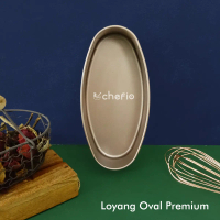 Chefio Loyang Oval Cheesecake Premium Anti Lengket / Ogura Marmer Cake