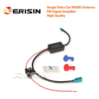 ES169 Single Fakra Radio Antenna Aerial FM Amplifier for Audi / BMW / Ford / Mercedes / Seat / Skoda / Vauxhall / VW Car Stereo