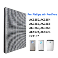 Activated Carbon Replacement Filter For Philips FY3047 Air Purifier True HEPA High-Efficiency Activated Carbon Filter AC4372