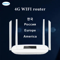 4G wifi router 4G CPE SIM card wireless router 32 wifi user RJ45 WAN LAN antenna lte modem indoor lte wireless router
