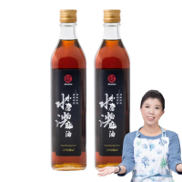 【真老麻油】純小磨白麻油500ml 兩入組(純香麻油)