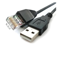 USB To RJ50 Console Cable AP9827 For APC Smart UPS 940-0127B 940-127C 940-0127E With Molded Strain Relief Boot