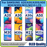 10pcs/lot Wholesale LCD OLED For SAMSUNG A20 A30 A30s A50 LCD Screen M30 M30S M21 M21S Display Touch Screen