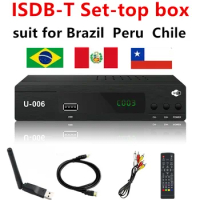 Chile/Brazil/Peru ISDB-T Set Top Box Terrestrial HD Digital TV Decoder TV BOX HD FTA Digital Receiver TV Tuner ISDBT