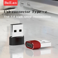 2Pcs USB To Type C OTG Adapter USB USB-C Male To Micro USB Type-c Female Converter For Macbook Samsung S20 USBC OTG Connector