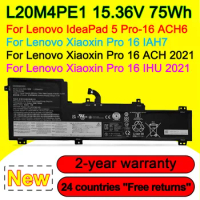 For Lenovo IdeaPad 5 Pro 16 ACH6 Xiaoxin Pro 16 IAH7 16-ACH 16-IHU 2021 L20M4PE1 L20C4PE1 L20L4PE1 SB11B66553 Laptop Battery