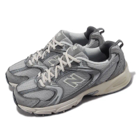 【NEW BALANCE】休閒鞋 530 男鞋 女鞋 灰 白 復古 運動鞋 仿舊 NB 紐巴倫(MR530TG-D)