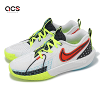 Nike 籃球鞋 GT Cut 3 SE GS 大童 女鞋 白 螢光綠 氣墊 緩震 HJ3903-100