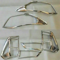 PAKET GARNISH LAMPU DELAN BELAKANG CHROME CALYA SIGRA ORI JSL