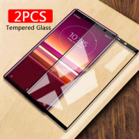 2pcs 9H Tempered Glass Full Screen Protector on For Sony Xperia 5 HD Protective Film for Sony Xperia 8 1 10 Plus Xperia5 Xperia8