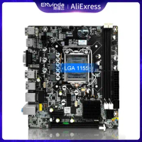 H61 LGA 1155 Motherboard DDR3 Dual Channels Memory 16G For Intel LGA1155 Core I3 I5 I7 Xeon CPU Computer Mainboard