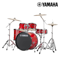 【Yamaha 山葉音樂】RYDEEN 紅色爵士鼓 5件套組不含鈸 RDP2F5(贈鼓椅/鼓棒/全新公司貨)