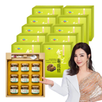 【華陀扶元堂】靈芝龜鹿精10盒組--效期品 115.01(9瓶/盒;陳美鳳代言-軟骨素/多醣體)