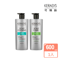 KeraSys 可瑞絲 胺基酸去屑洗髮精600ml(控油勁涼/舒敏止癢)