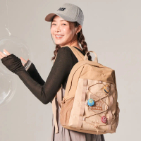 【kiki STUDIO】玩具總動員-福倒翁後背包-奶茶色
