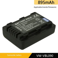 VW-VBL090 Battery for Panasonic VW-VBK180 HDC-TM80 HDC-TM90 SDR-H100 SDR-H101 SDR-550