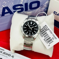 MTP-B155D. Casio Standard นาฬิกาข้อมือผู้ชาย สายสแตนเลส รุ่น MTP-B155D-1E คาสิโอ กันน้ำลึก 50 เมตร