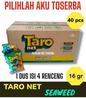 Taro NET Snack SEAWEED RUMPUT LAUT 16 gr RENCENG - ( HARGA 1 DUS )