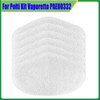 Mop Pads for Polti Kit Vaporetto PAEU0332 Steam Vacuum Cleaner Microfibre Mop Cloth Replacement Parts Accessories Washable Rags