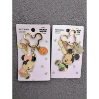 Mặt Dây Chuyền Móc Chìa Khóa Disney, Chính Thức, Cặp Đôi Hoạt Hình Dễ Thương Mickey, Minnie Và Pluto