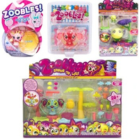 Original Zoobles Toys Secret Partiez Spring To Life Doll Toys for Children Action Figures Girl's Birthday Present Doll Playset